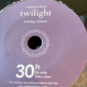 NIP 30ft Martha Stewart Purple Ribbon